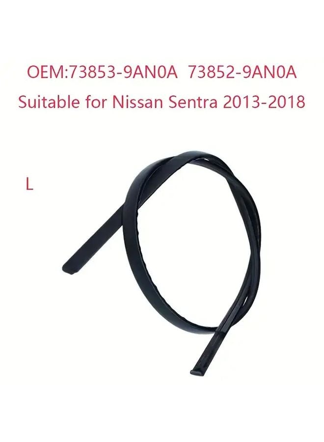 Nissan Sentra 2013 2018 Roof Drain Trim Left Right Pair Durable Black Plastic - Image 3